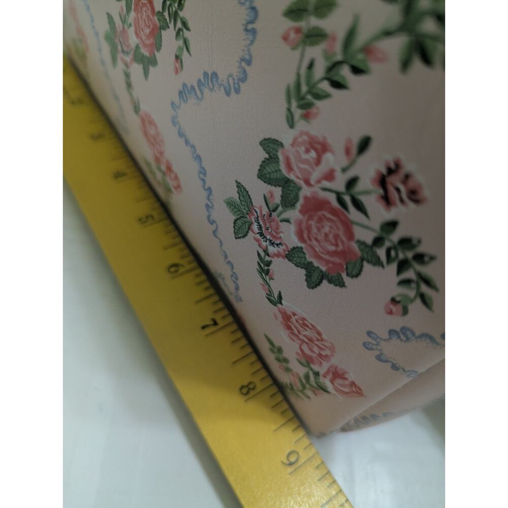 Cath Kidston Flutter Rose Loaf Bag Cosmetic Travel Pouch Organizer New - Picture 3 of 7